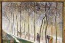 PIC 2: "La Route, Effet du Neige" 1979 oil by Camille Pissarro.
