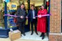 The opening of the new business hub last week.