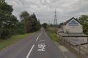 A495 near the Narrow Boat Inn. Picture: Google Streetview