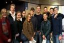 The Sixth Form students at the International Careers Fair 