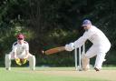 Mark Jones in action for Alberbury against Pontesbury. Picture by Phil Blagg Photography.