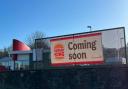 A Burger King banner outside the former KFC site in Newtown on January 17, 2022. Picture by H18-PDW Photography