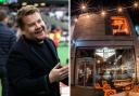 James Corden has been 'banned' from The Beefy Boys' restaurant at Old Market Shopping Centre