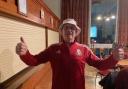Dougie Ellis pleased with the Wales result at Welshpool Town Hall