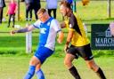 Jason Coles in action for Llandrindod Wells. His return to health has allowed him to play in what is his 25th season of senior football