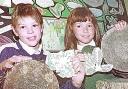 Berriew Primary School pupils completed a woodland project in 1999.