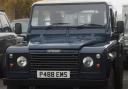 A Land Rover Defender similar to this was stolen from a property in the Aberedw area on Monday night, April 1.