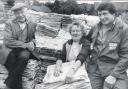 Ethel Edwards from Four Crosses raised £1,000 for the Red Cross in 1977 by salvaging 78 tons of waste paper.