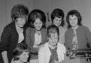 Six ladies and a pigeon in Newtown in 1964. Recognise any familiar faces?
