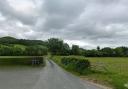 Looking towards where the rural enterprise dwelling would be on the outskirts of Carno. From Google Streetview.