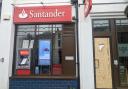 Santander in Newtown was targeted by thieves early on Friday morning.
