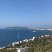 General view of the sea in Ibiza Town. Last-minute British holidaymakers have embraced the "new normal" travel experience by heading to Ibiza on the first weekend of the relaxation of UK quarantine rules.