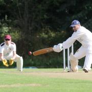 Mark Jones in action for Alberbury against Pontesbury. Picture by Phil Blagg Photography.