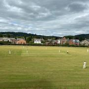 Builth Cricket Club's Garth Road ground. Pic by Philip Edwards