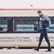 A Transport for Wales train.
