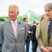 Hugo Spowers with Prince Charles