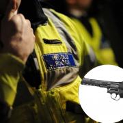 Police were called after reports of a youth threatening others with what looked like a revolver