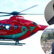 Craig Williams MP and Russell George MS met with Wales Air Ambulance officials to discuss the potential closure of the Welshpool base