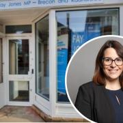 Fay Jones MP plans to appeal a decision to reject planning permission on her offices in Llandrindod Wells.