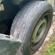 Police say the accident would have been avoided had it not been for this car's defective tyres