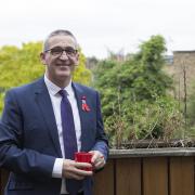 Ian Green, chief executive of the Terrence Higgins Trust was awarded an 
OBE for his service. Picture credit: Terrence Higgins Trust/PA.