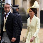 Pippa and James Middleton arriving at Westminster Abbey.