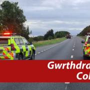 The A458 between Llanfair Caereinion and Mallwyd was shut sometime before 3pm following an accident.