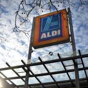 The incident occurred outside the Aldi supermarket in Llandrindod