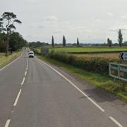 The crash happened on the A458 near Rowton Castle
