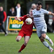 Action from Newtown's victory at Y Felinheli.