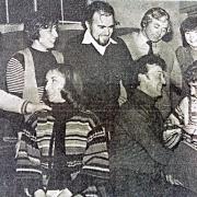 The Severn Valley Drama Group in 1977.