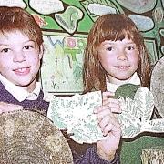 Berriew Primary School pupils completed a woodland project in 1999.