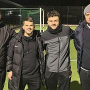 Liam Braisdell and his management team at Four Crosses Reserves.