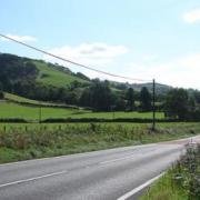 A stretch of the A470 near Cwm Llinau