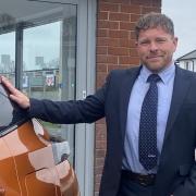 Arthurs Motor Group's new Newtown showroom general sales manager Nick Crump.