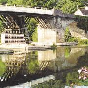 Whitney Bridge is a toll bridge located over the River Wye on the A438 near Whitney-on-Wye, not far from Hay-on-Wye.