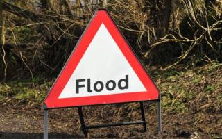 Heavy rainfall lead to a flood warning which has since been lifted on the River Severn in north Powys.
