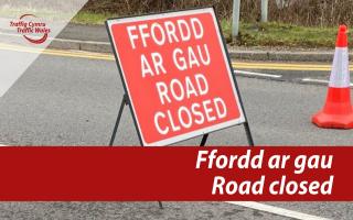The A483 at Cilmery, near Builth, will be closed for 11 nights from this evening (March 4).