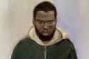 Court artist sketch of Valdo Calocane, who was given an indefinite hospital order after killing three people (Elizabeth Cook/PA)