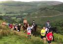 Man v Horse is a mad race that pits runners against riders in the hills surrounding Llanwrtyd Wells.