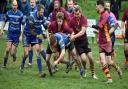 Action from Machynlleth's win at COBRA IIs.