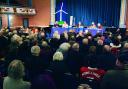 Cllr Hammond was part of a panel that hosted a lively debate at the Pavilion in Llandrindod last Tuesday evening, April 30, attended by more than 200 people. Pic: Jamie Jones.