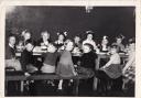 Children at a British Legion Christmas party in 1955 or 1956.