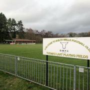 Builth Wells Football Club's Lant ground. Picture: Builth Wells FC.
