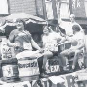Welshpool Carnival fun in 1974.