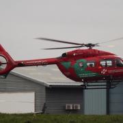 Wales Air Ambulance is leaving Welshpool base.