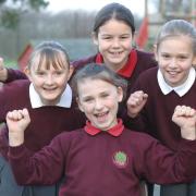Leighton Primary School children from the school competed at the County Urdd Swimming Gala