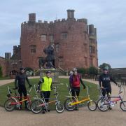 Newtown Rugby Club coach Bob Jones will be joined by former teammates Mark Jones, Craig Thomas and Tom Pelling on the 350-mile cycle ride from Cornwall to Newtown Recreation Ground from Father's Day (June 16).