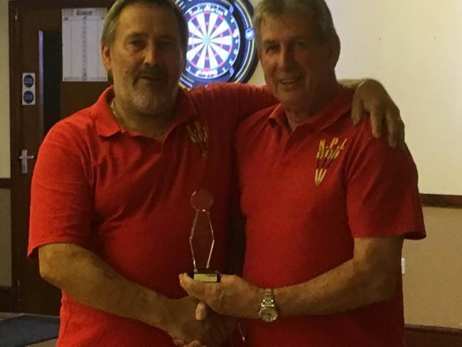Layton crowned Newtown darts champion for fourth time