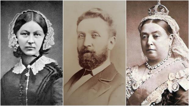 County Times: Florence Nightingale, Sir Pryce Pryce-Jones and Queen Victoria.